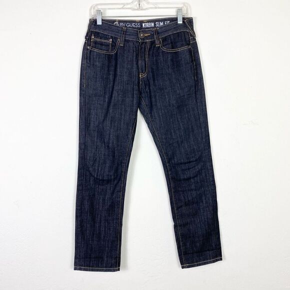G by Guess Men’s Korbin Slim Fit Dark Wash Jeans Size 30 - Picture 1 of 6